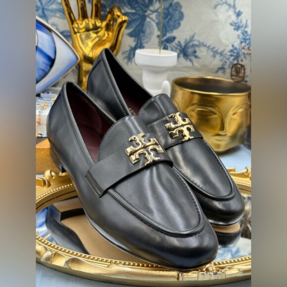 🆕 TORY BURCH 🧿 NWOB Eleanor Loafer, Perfect Black - Sz 7.5 - Picture 6 of 15